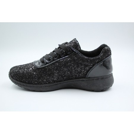 Pantofi sport black sparkle