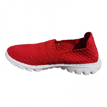 Espadrile barbati rosii elastice usoare si comode model Andrei
