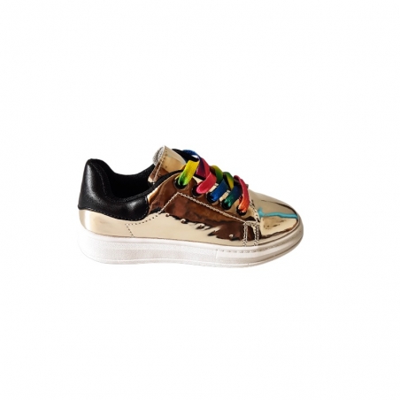 Sneakers Copii Fete Gold